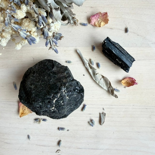 Raw Black Tourmaline