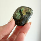 Labradorite Flat Palm Stone