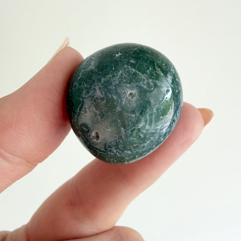 Moss Agate Tumble Stone
