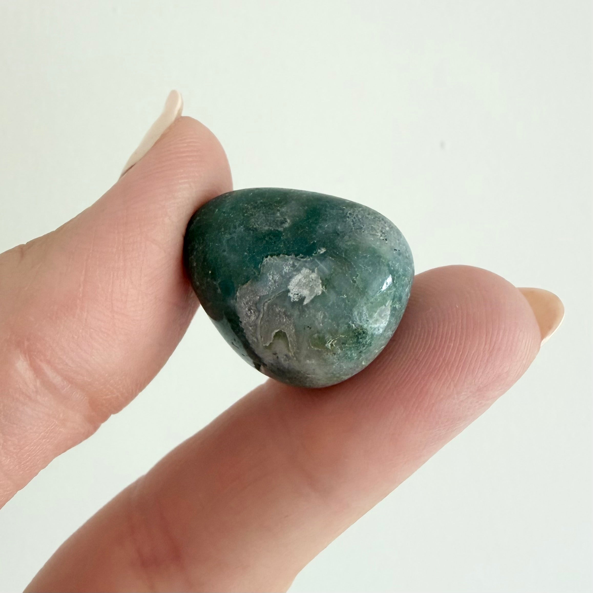 Moss Agate Tumble Stone