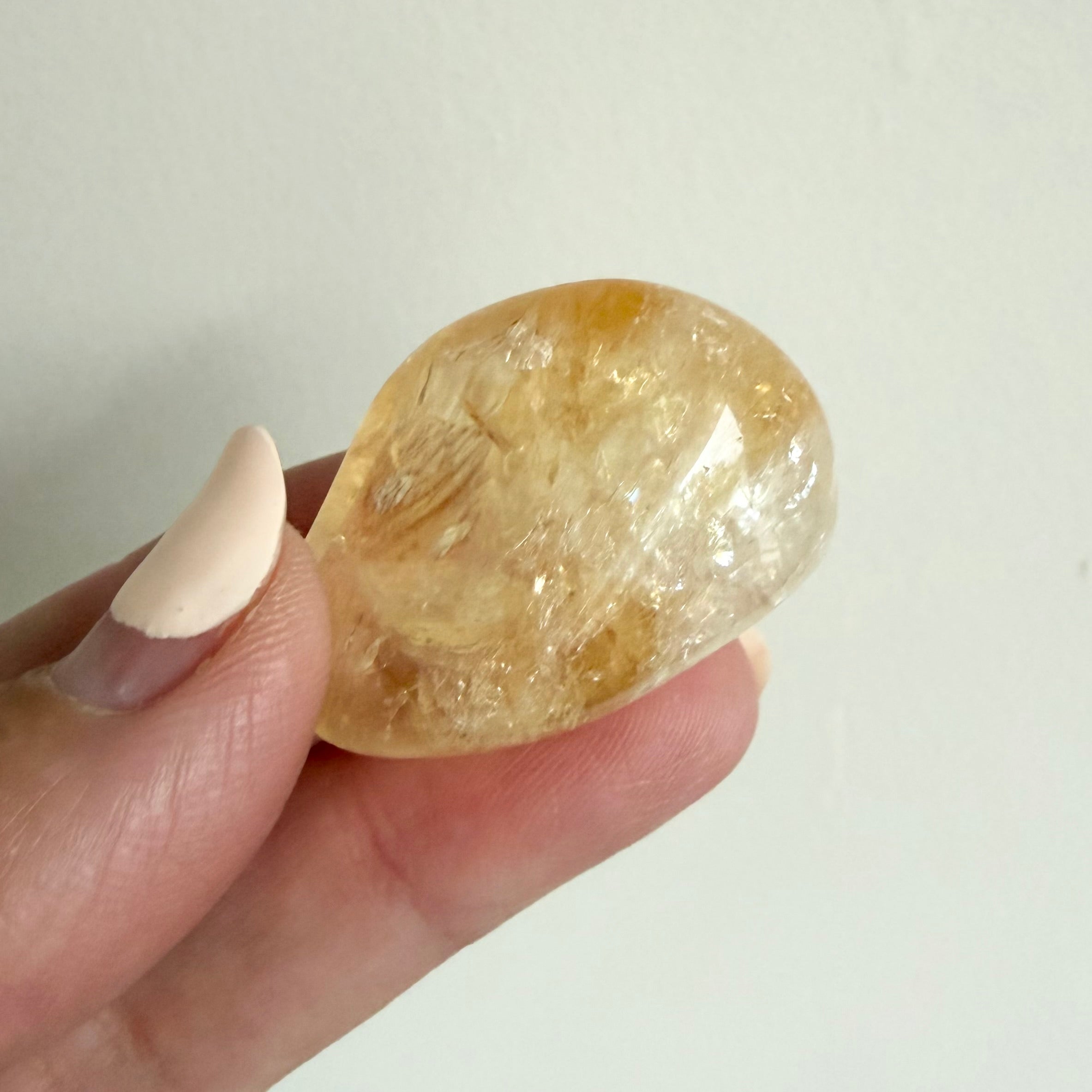 Citrine Tumble Stone (Heat Treated)