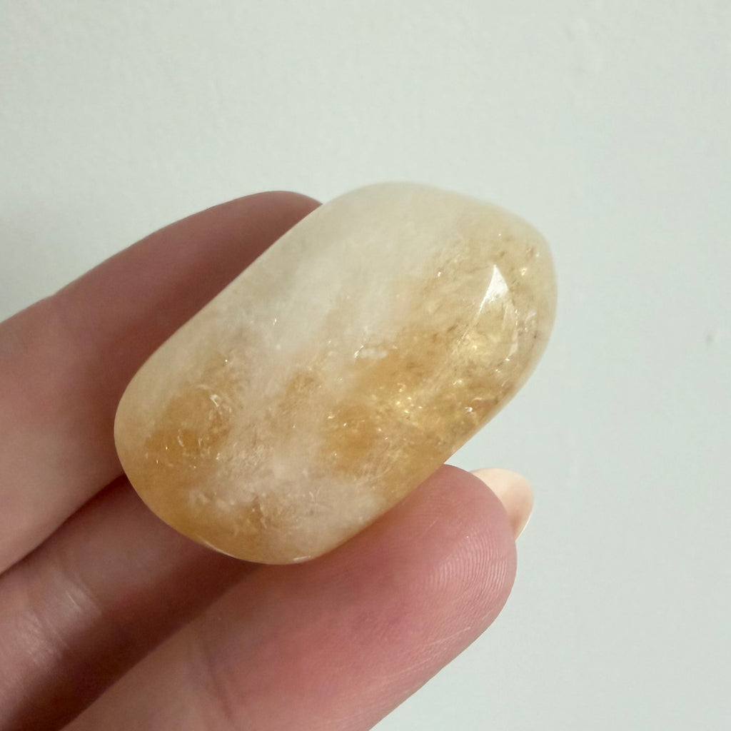 Citrine Tumble Stone (Heat Treated)
