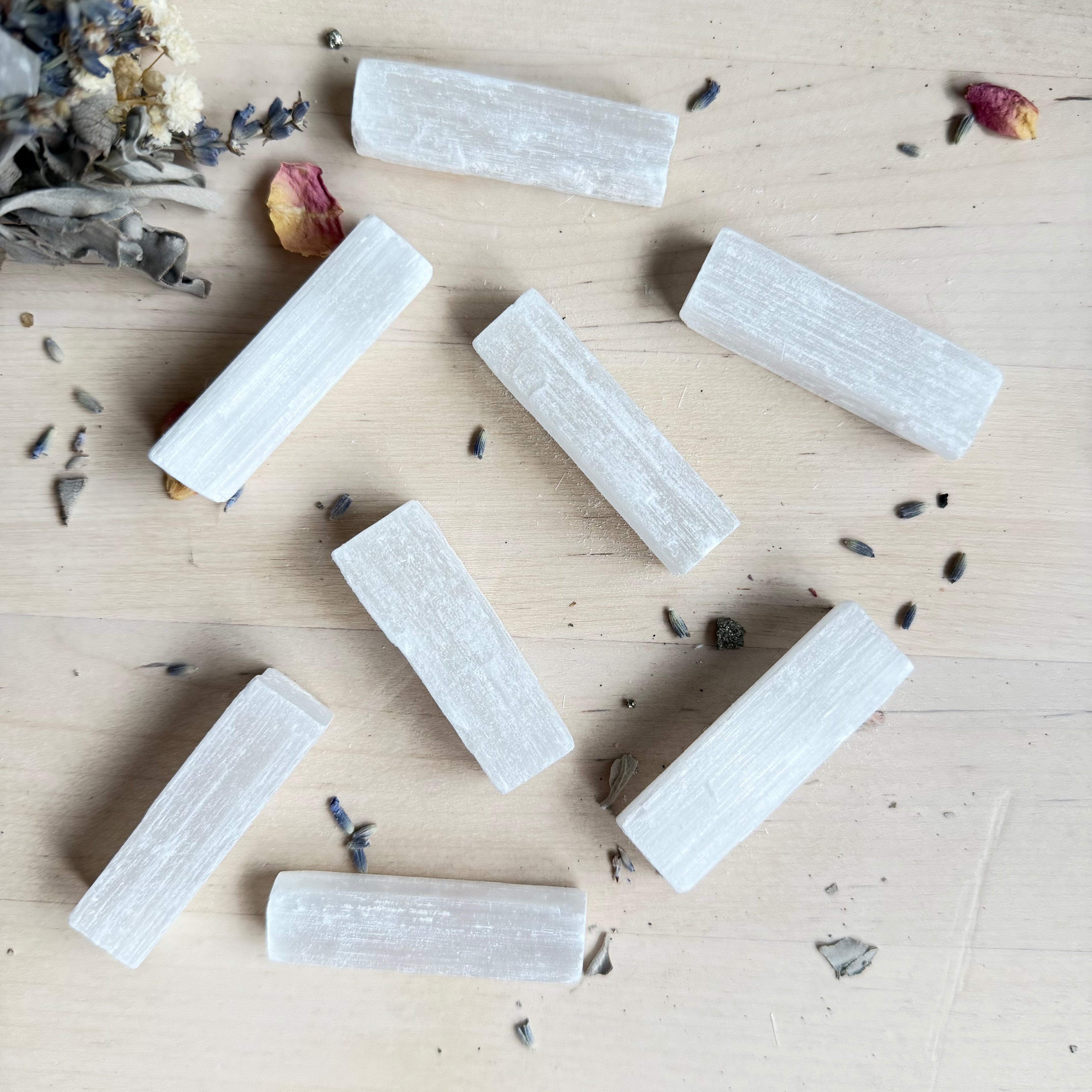 Selenite Ruler (5cm)