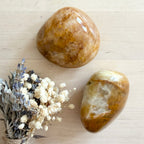 Golden Healer Quartz XL Palm Tumble Stone