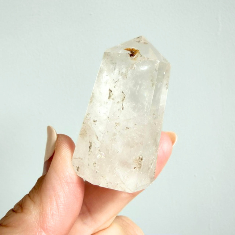 Clear Quartz Obelisk Tower